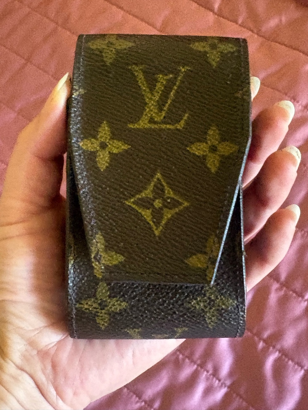 Authentic Louis Vuitton Monogram Cigarette/lipstick Case